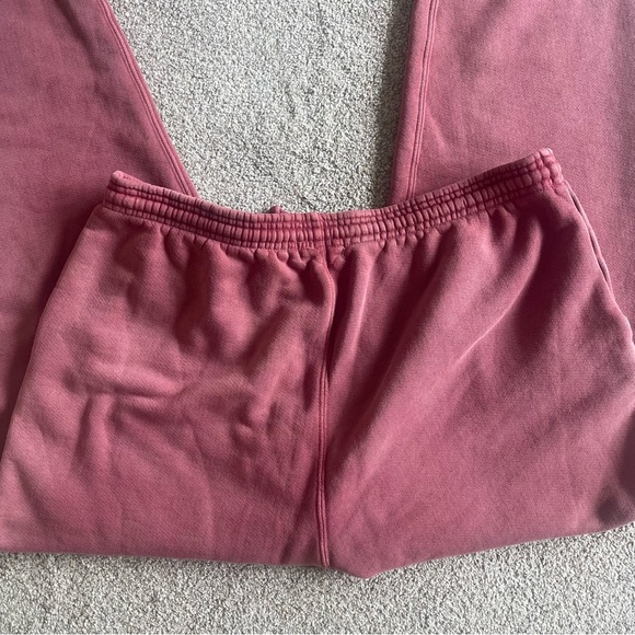 Mad Happy Adult Unisex Pull On Sweatpants XXL 100% Cotton Vintage Red Pockets - Picture 4 of 6